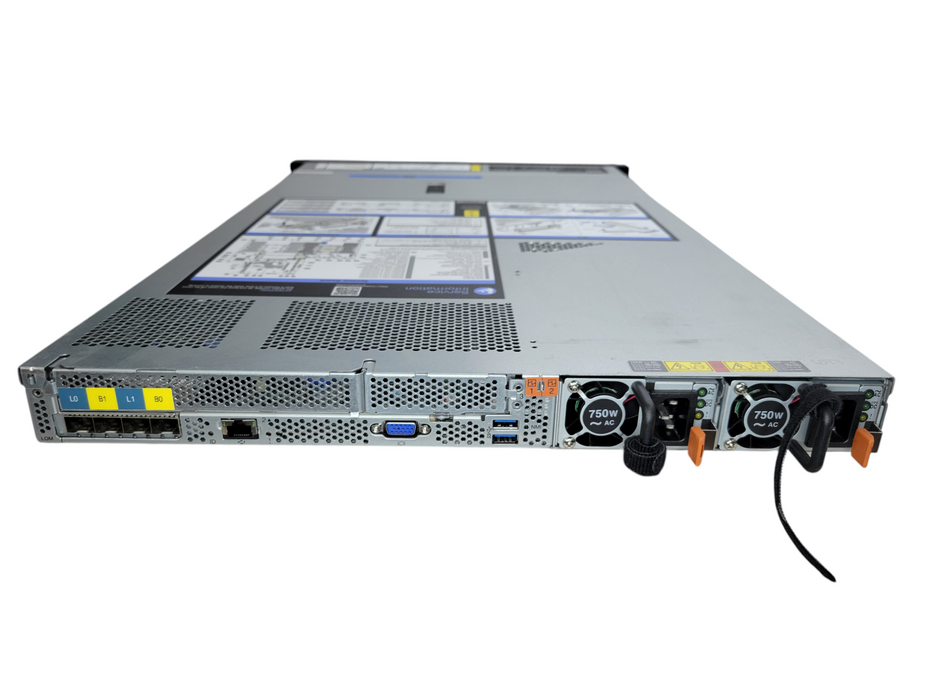 Lenovo SR630 - 2x Xeon SIlver 4114 32GB DDR4 NO HDD 430-8i RAID 2x750W PSU Q%