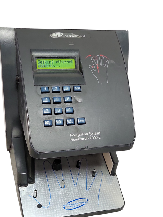 IR ingersoll rand Recognition Systems HandPunch 1000-E, READ _