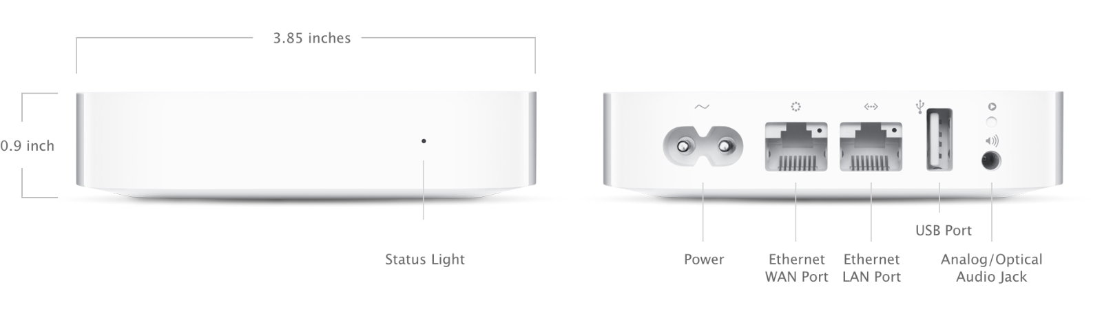 Apple A1392 AirPort Express 802.11n Wi-Fi Base Station - MC414AM/A