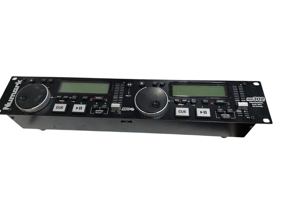 Numark MP302 Professional Dual MP3 CD Player Face Plate Rack Mountable  =