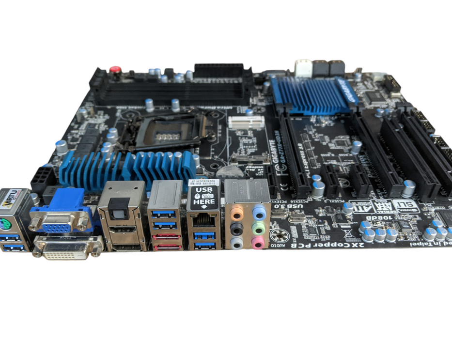 Gigabyte GA-Z77X-UD3H | No CPU/RAM/HDD | Desktop Motherboard | No Shield