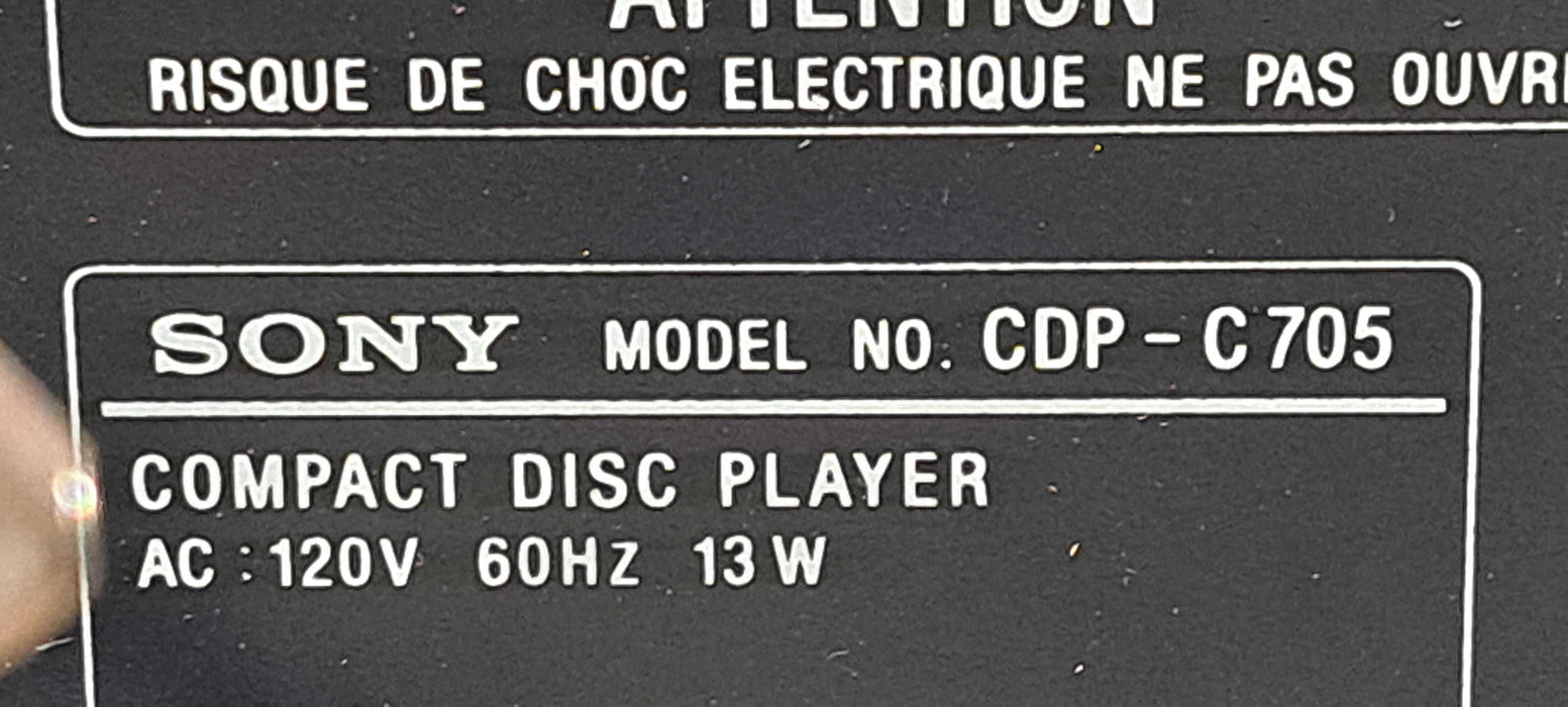 Sony CDP-C705 5 Disk CD Changer