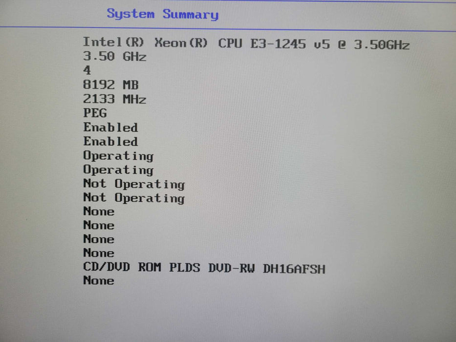 Lenovo ThinkStation P310, Xeon E3-1245 v5 3.50GHz, 8GB DDR4, Quadro K600 !