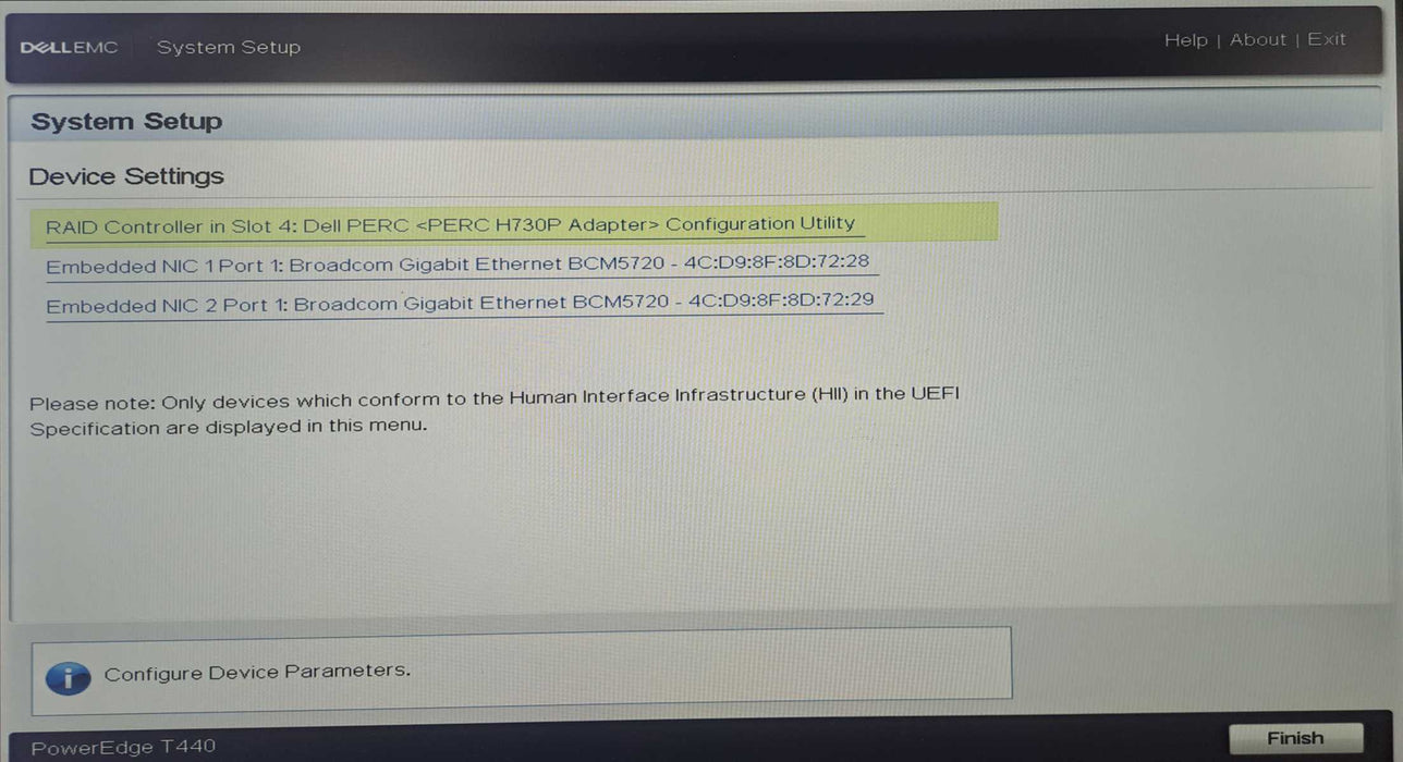 Dell PowerEdge T440 8x 3.5"| 1x Xeon Bronze 3104, 16GB DDR4, H730P, 2x 495W )