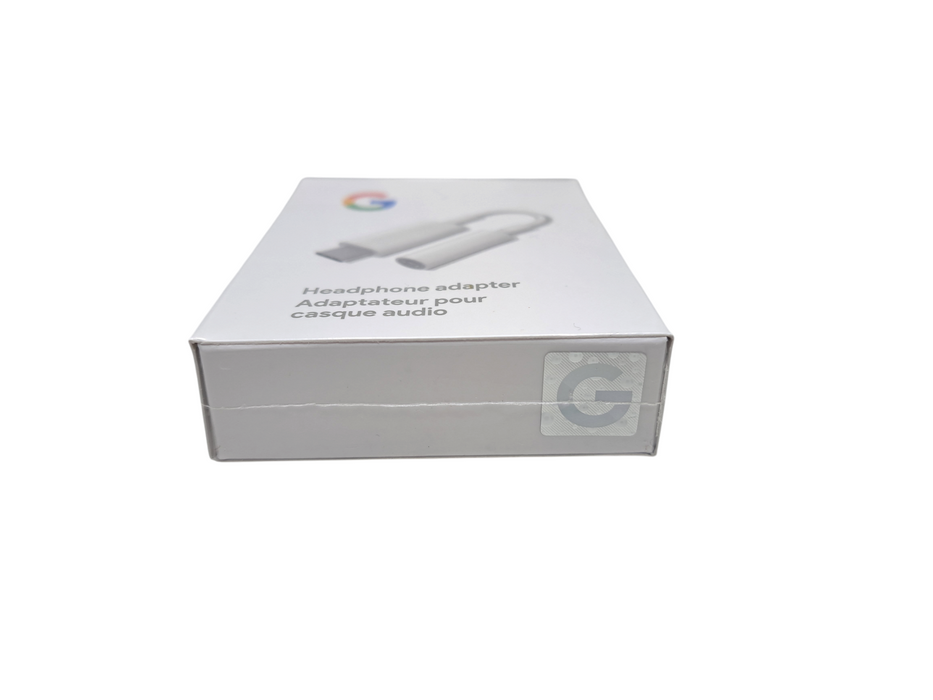 Genuine Google - USB-C-to-3.5mm Audio Adapter - White NEW Q)