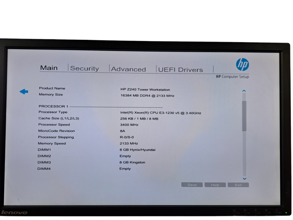HP Z240 Workstation Xeon E3-1230 v4 3.40GHz, 16GB DDR4, Quadro K420, No HDD