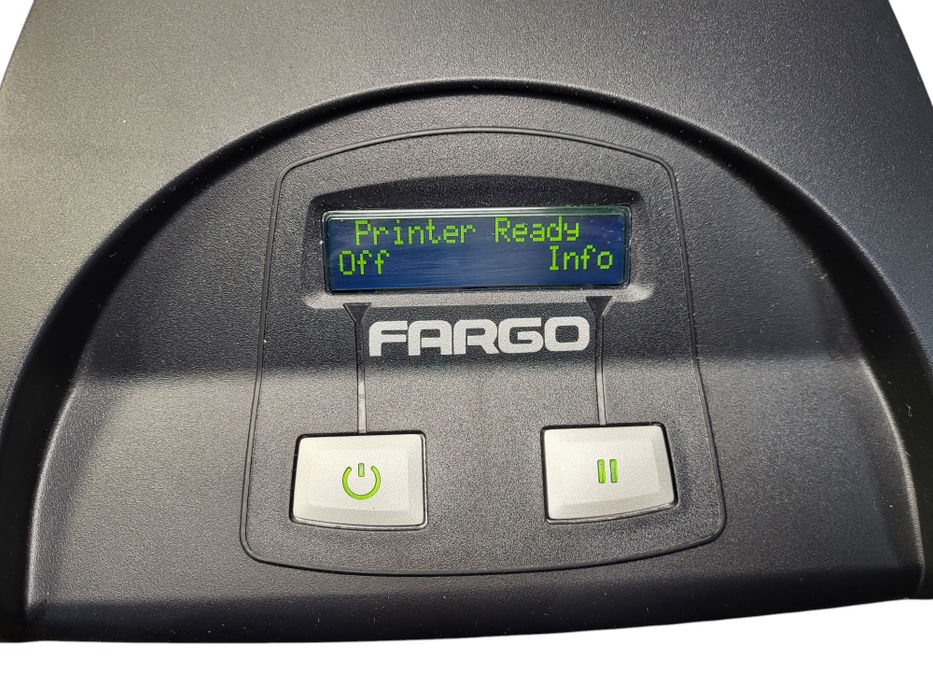 Fargo DTC400e Dual-Sided Thermal Color ID Card Printer READ $