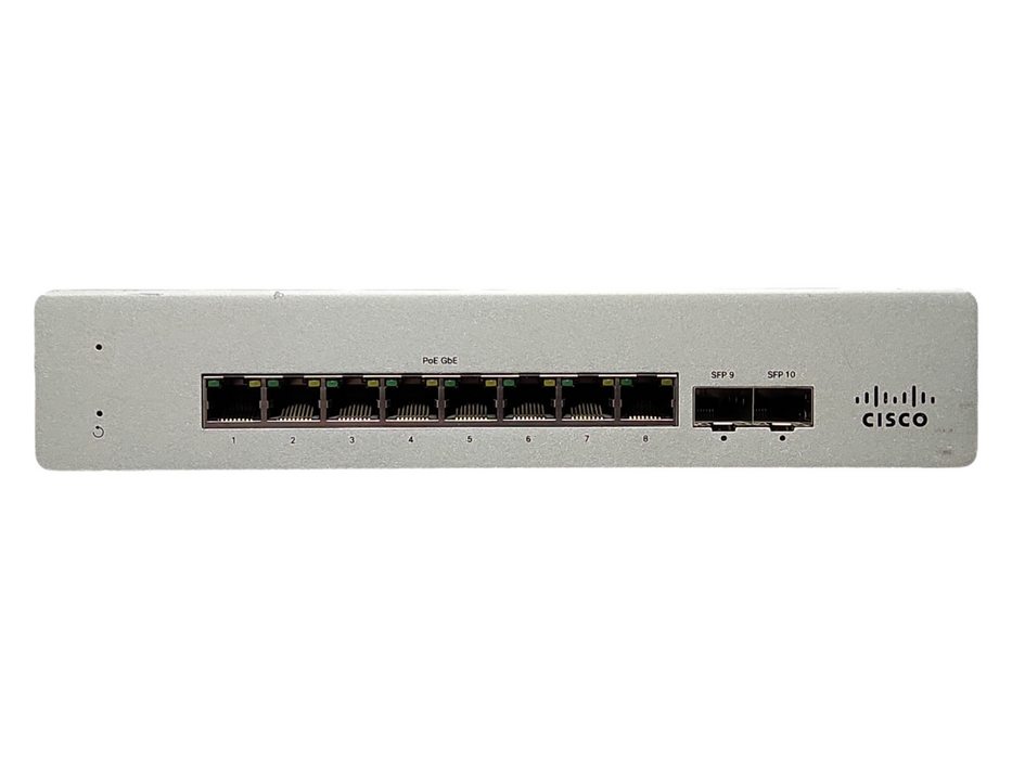 Cisco MS120-8FP, 10-Port Gigabit PoE Managed Ethernet Switch *UNCLAIMED