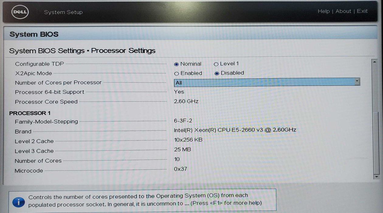 Dell PowerEdge R430 1x Xeon E5-2660 v3 64GB DDR4 H730 Mini - No HDD