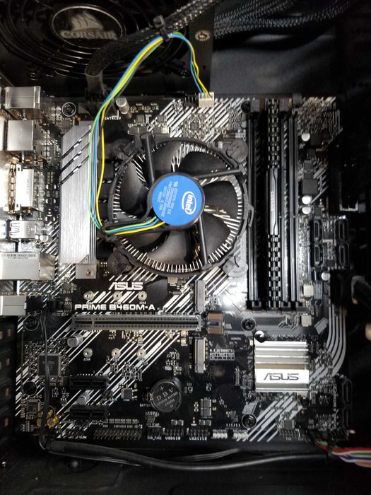 Custom Pc w/ Asus B460M-A Intel Core i5-10400 CPU 8GB RAM No HDD M2000