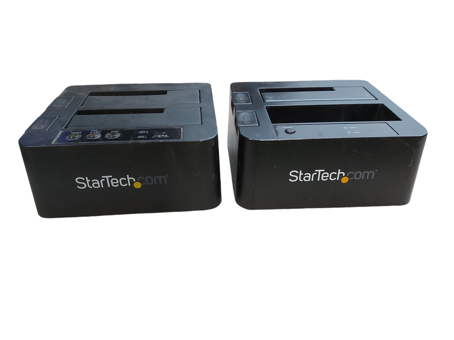 Lot 2x StarTech SATA Duplicator Dock and Dual-Bay Dock