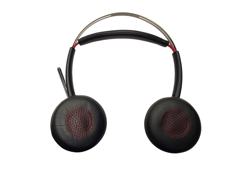 PLANTRONICS B825 STEREO BLUETOOTH HEADSET AH A9 Headphones w/ cradle Q$