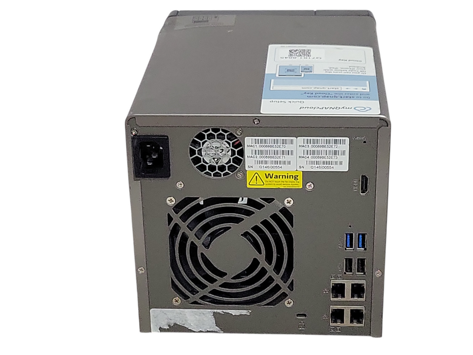 QNAP TS-453 Pro 4-Bay NAS, No Caddies, No HDD, READ _