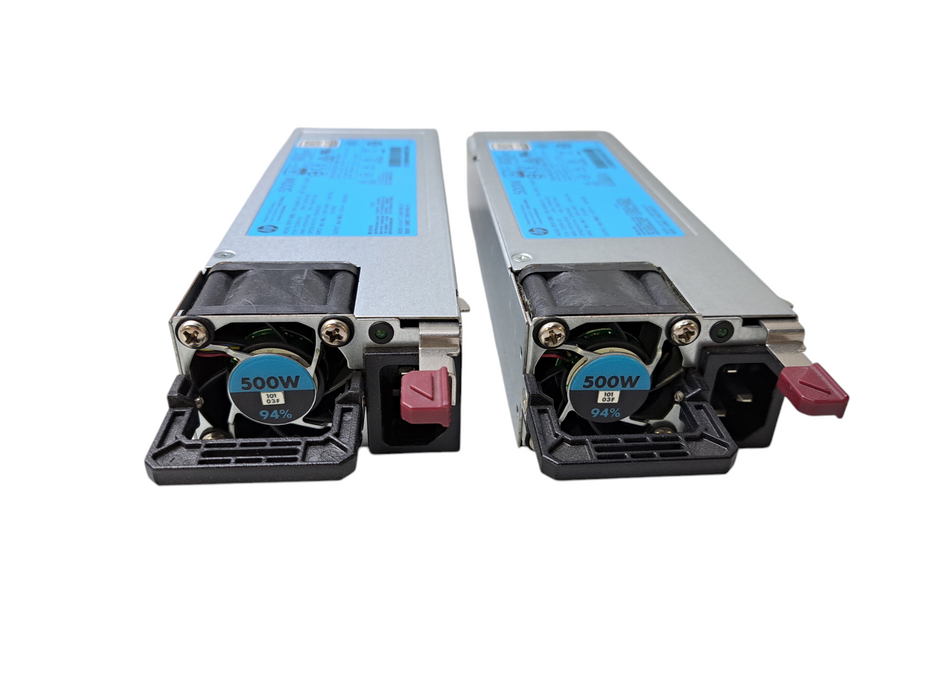 Lot of 2x HP DL380 G9 500W Power Supply PSU | DPS-500AB-13 723595-101