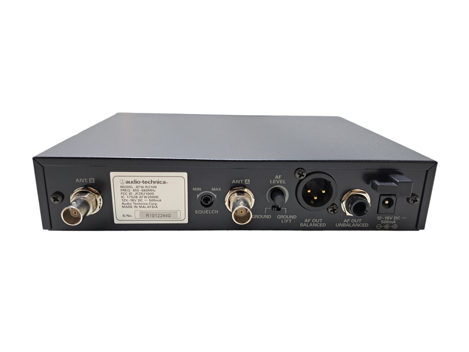 Audio-Technica ATW-R2100 | UHF Synthesized Receiver 655-680MHz