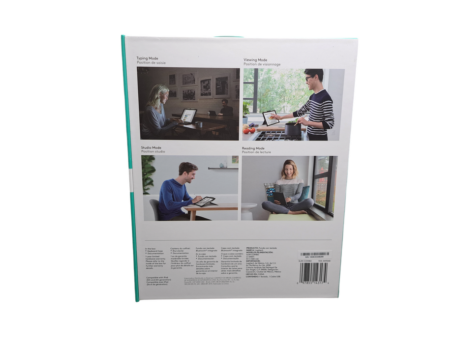(New Open Box) Logitech Slim Combo For iPad 5th and 6th Generation