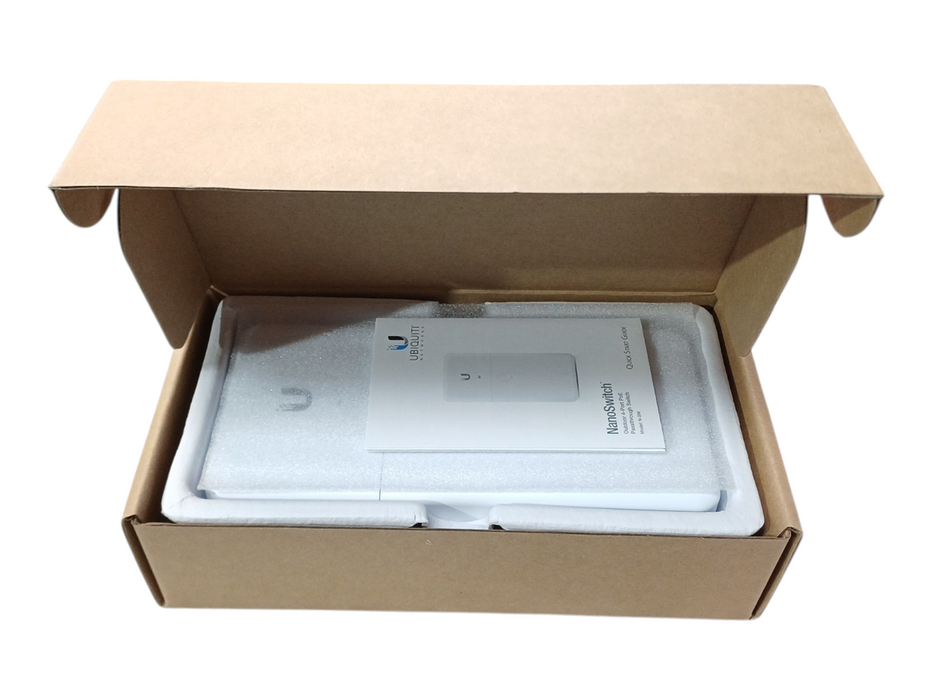*OPEN BOX* Ubiquiti NanoSwitch N-SW Outdoor 4-Port PoE Passthrough Switch