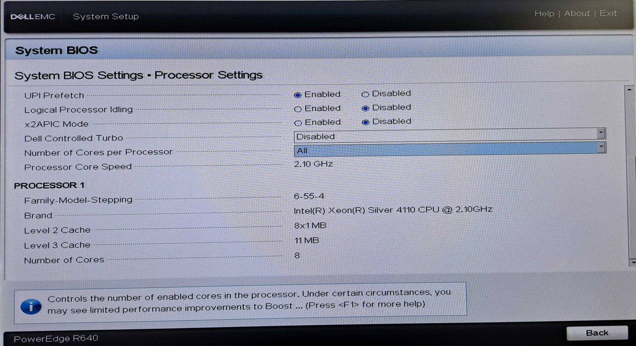 Dell PowerEdge R640 | Xeon Silver 4110 @, 64GB DDR4 , No RAID/Backplane