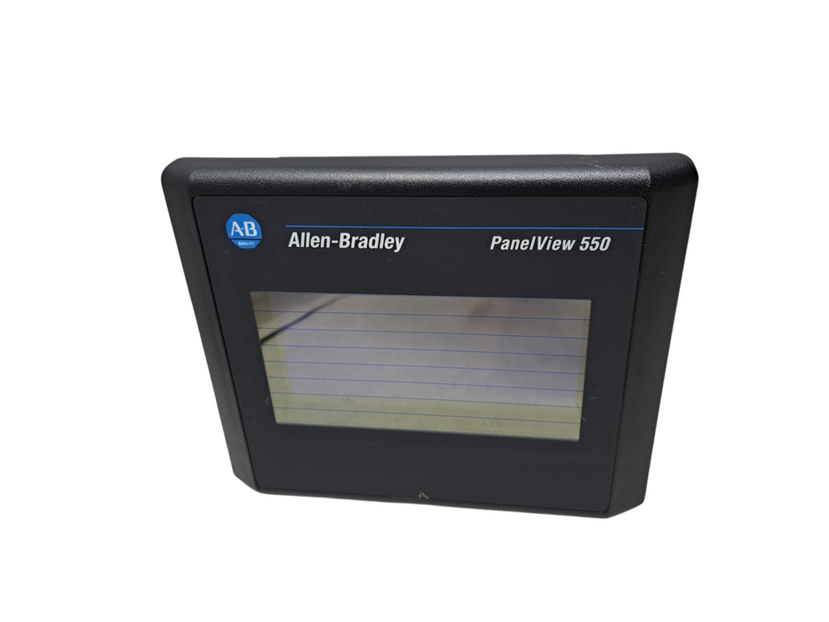 Allen Bradley PanelView 550 Screen 2711-T5A8L1 REV B | POWERS ON