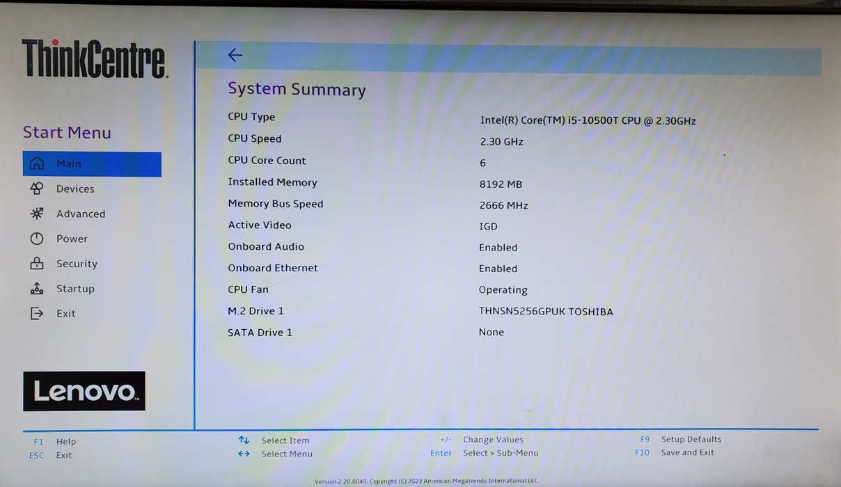 Lenovo ThinkCentre M80q | Intel Core i5-10500T, 16GB DDR4, 256GB NVMe