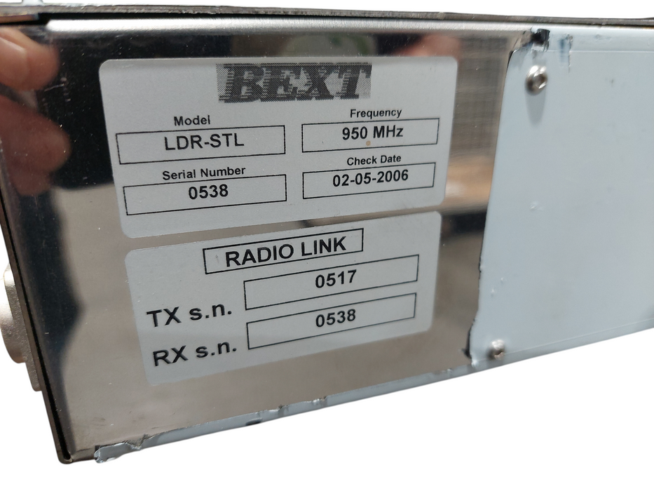 BEXT RF 950Mhz Model: LDR-STL Radio Link : 0517 Rack Mountable  =
