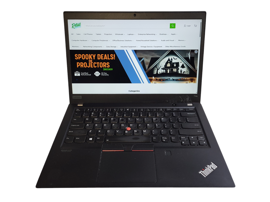 Lenovo ThinkPad T14s 14" i7-10610U 8GB RAM 256GBSSD READ $ Lap200