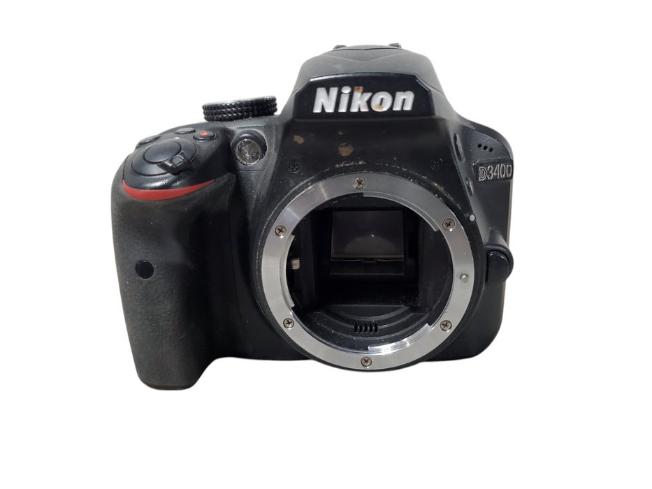 Nikon D3400 24MP DSLR Camera body -Parts/repair