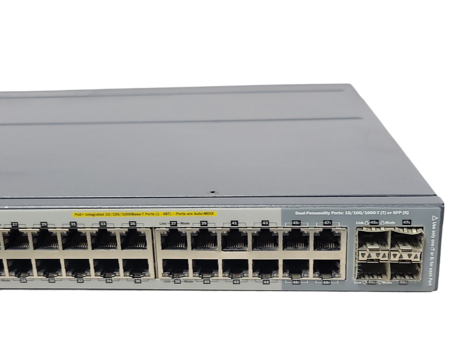 HP 2920-48G-PoE+ J9729A 48-Port Managed Gigabit Switch w/ J9733A Stacking mod _