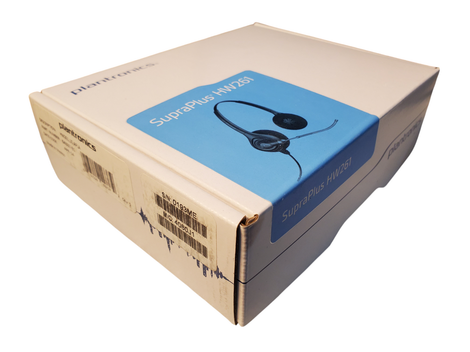 Plantronics SupraPlus HW261 Wired Headset (64337-31) Q
