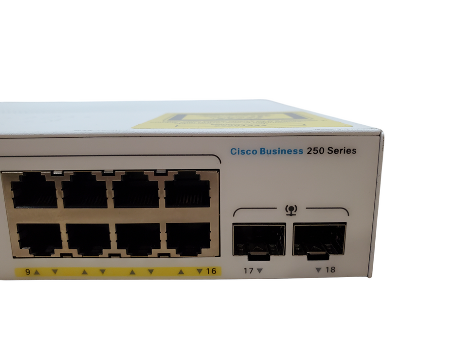 Cisco Business 250 Series 16-Port PoE+ & 2xSFP Switch - CBS250-16P-2G