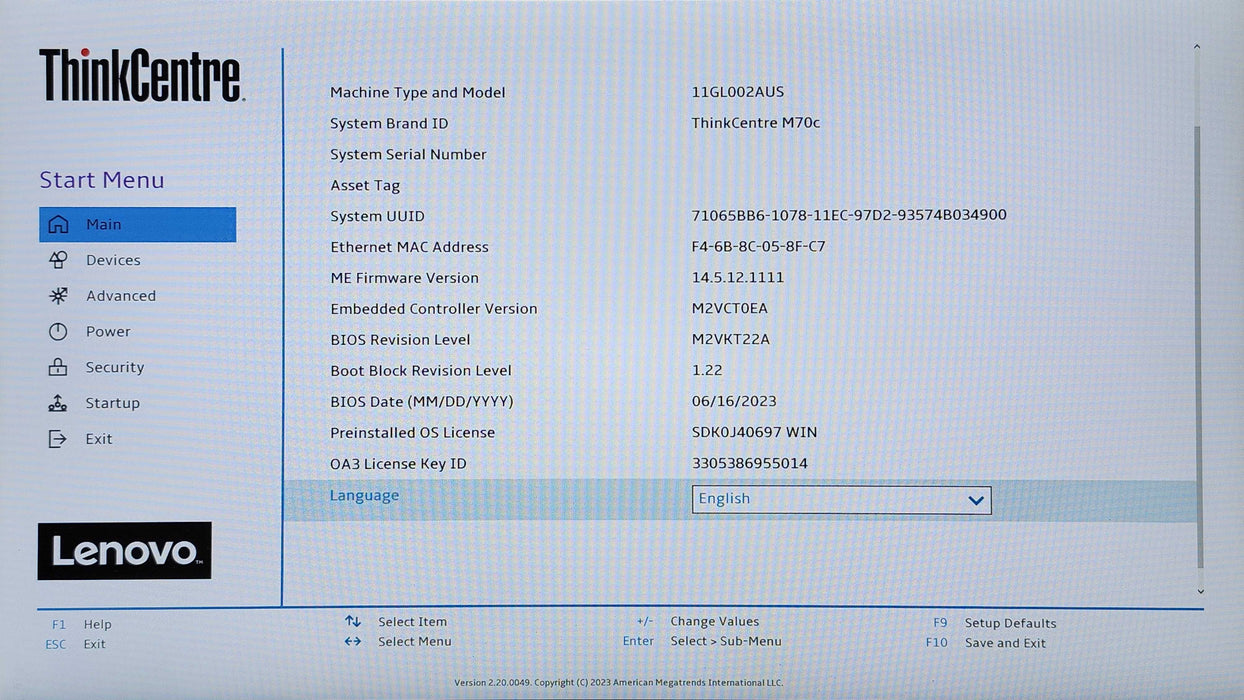 Lenovo ThinkCentre M70c SFF, i5-10400 2.90GHz, 16GB DDR4, 256GB NVMe, P620