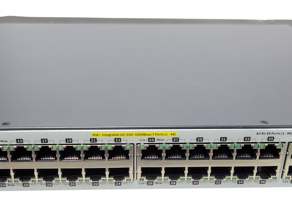 HP 2530-48G PoE+ Switch 48 Port Gigabit Ethernet PoE+ 4x 1G SFP Port - J9772A _