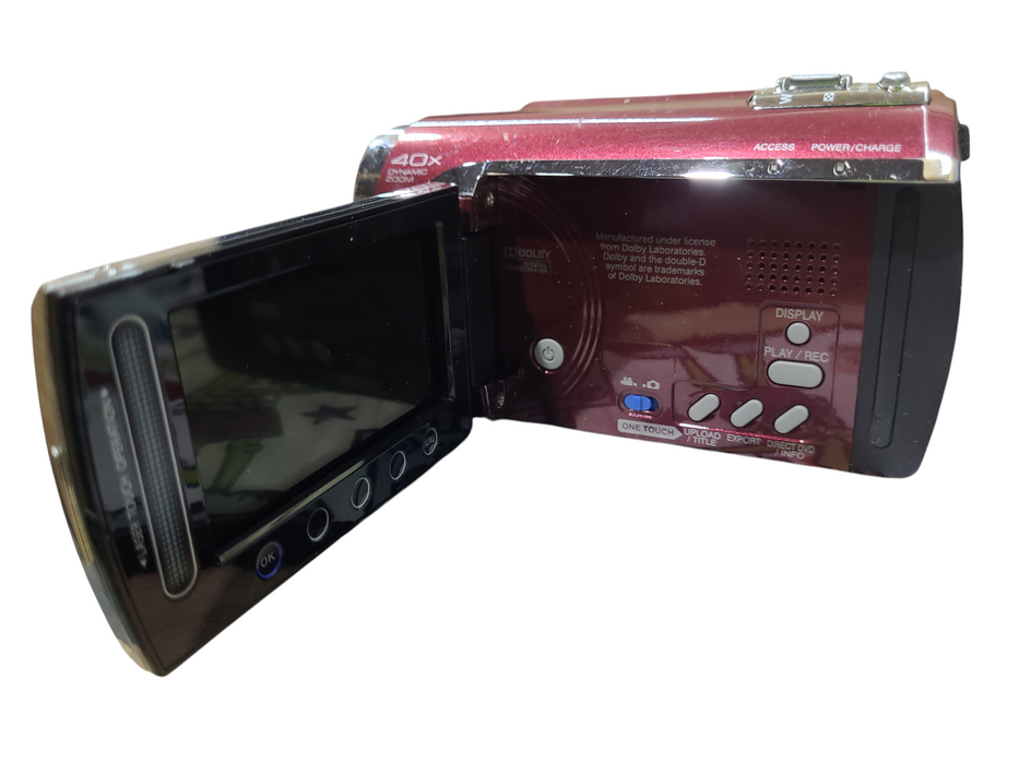 JVC Everio GZ-MG630RU Red Digital Camcorder 40x Dynamic Zoom