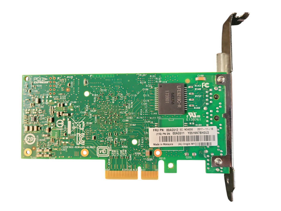 Lenovo / Intel I350-T2 Dual Port 1Gb Network Adapter 00AG512 !