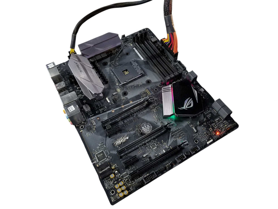 ASUS ROG Strix B350-F Gaming AM4 ATX Motherboard - For Parts / Powers ON
