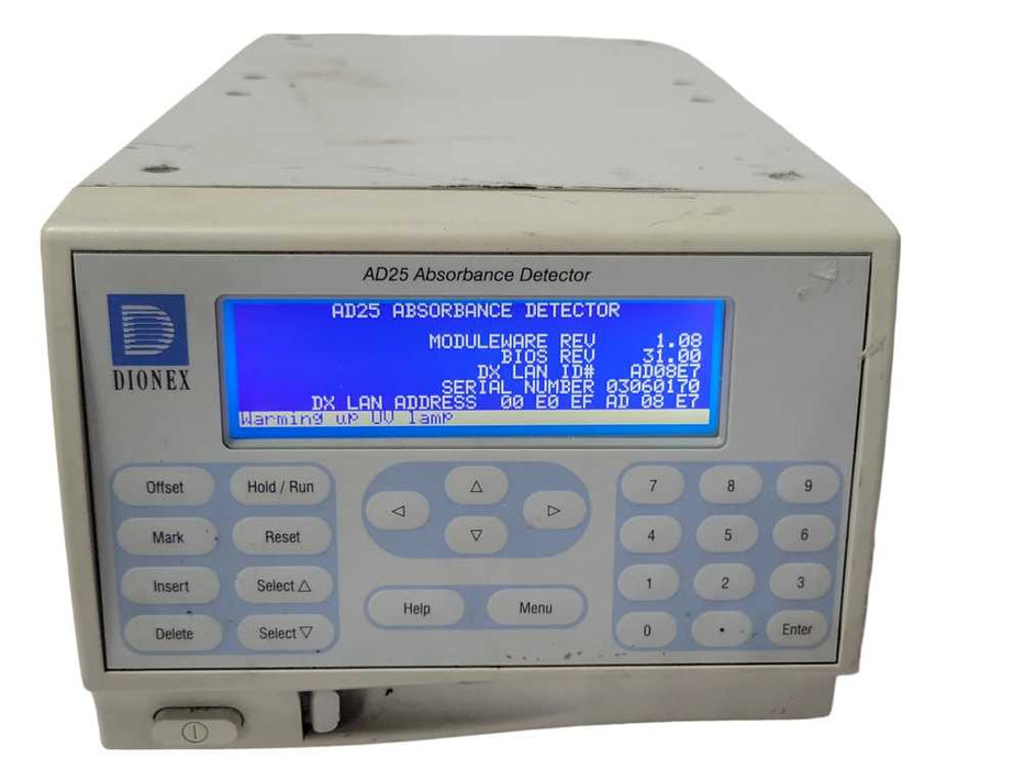 Dionex AD25 Absorbance Detector AD25, READ _