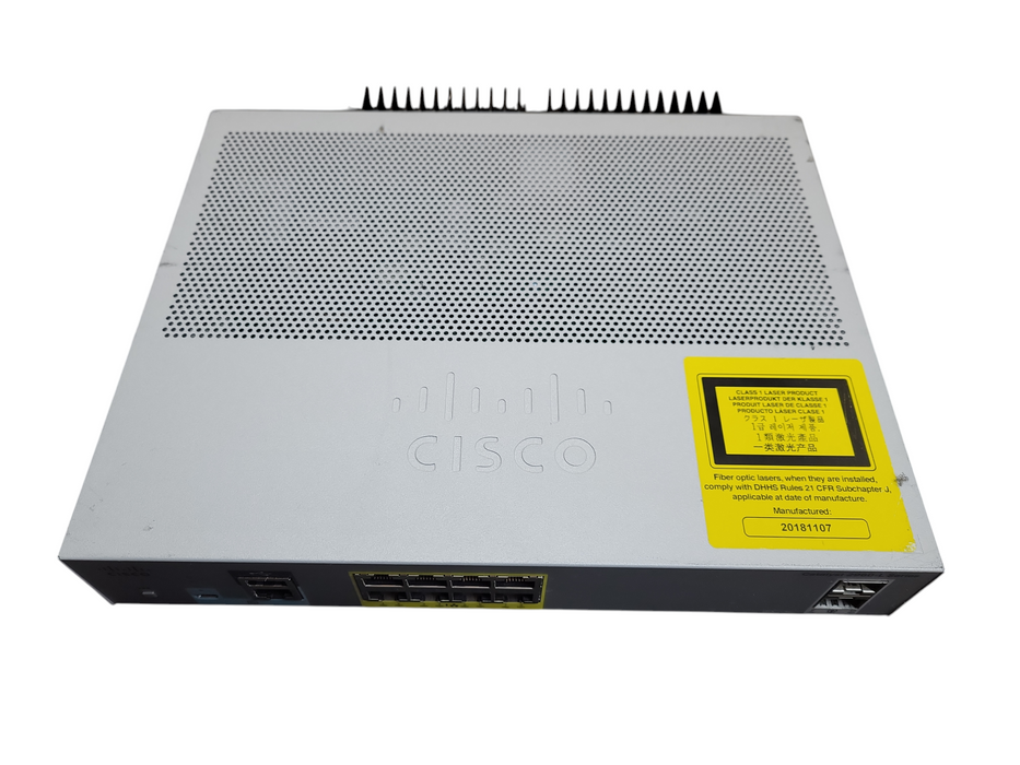Cisco WS-C2960L-8PS-LL | 8-Port Gigabit PoE+ 2x SFP Silent Managed Switch !