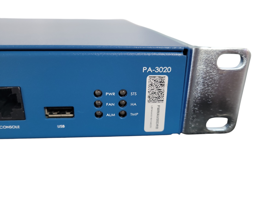 Palo Alto PA-3020 Enterprise Firewall Security Appliance | Factory Reset !