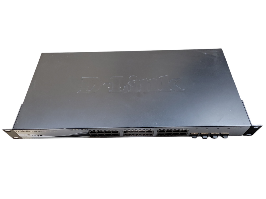 D-Link DGS-1210-28P 28-Port PoE Gigabit Web Smart Switch H/W:C1 !