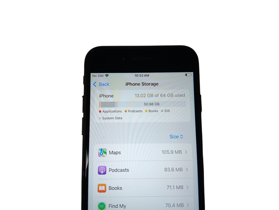 Apple iPhone SE 2 - 64GB - Space Gray [A2275] Q