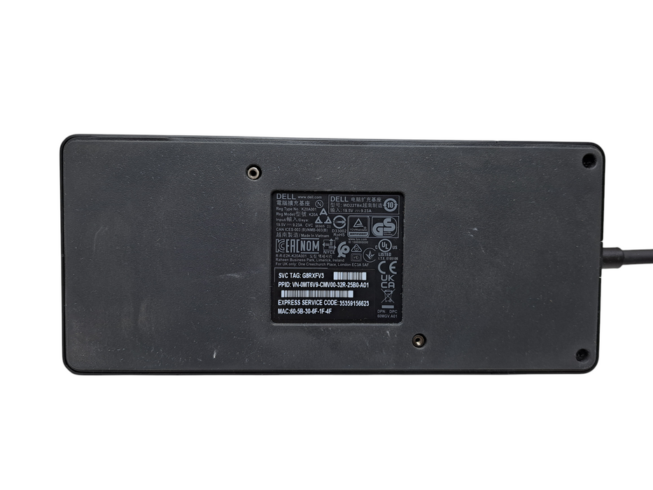 Dell WD22TB4 Thunderbolt 4 Docking Station w/ 180W Power Adapter )