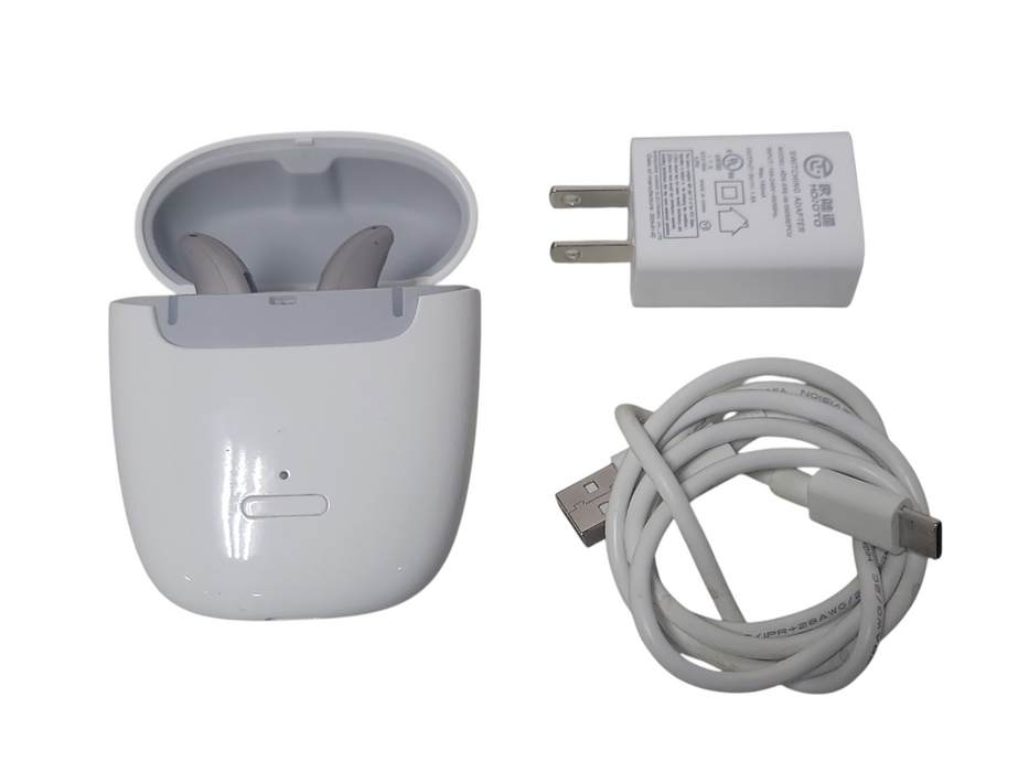 Signia pure C&G Hearing Aids with charging case, No Receiver Q_