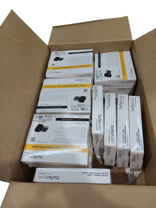 Lot 5x StarTech Wi-Fi Adapter - AC600 Dual-Band Nano Wireless USB433ACD1X1 Q
