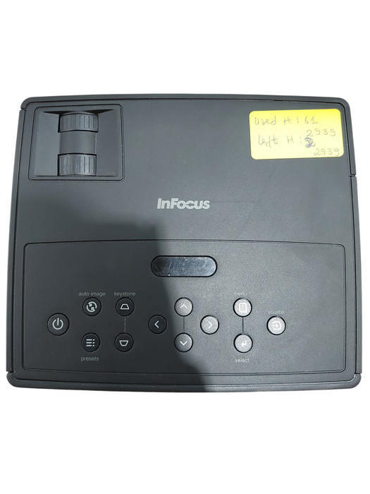 Infocus In1112 Portable DLP Projector 3000 Light Source | 2939 Hours Left