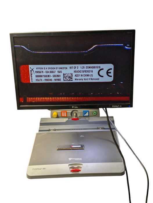 Freedom Scientific Topaz HD XL 22" Desktop Low Vision 16x Magnifier  -