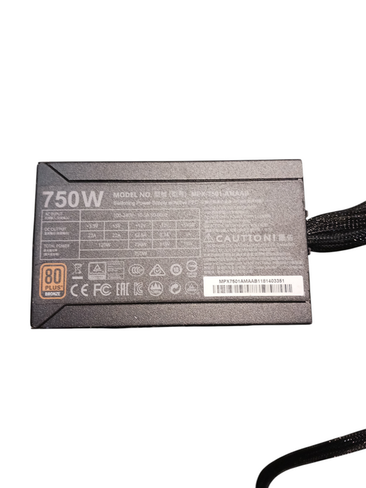 Cooler Master MasterWatt 750W 80 Plus Bronze Power Supply