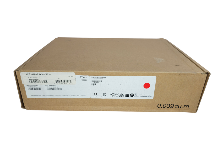 HPE 1920-8G Switch JG90A (OPEN BOX) %