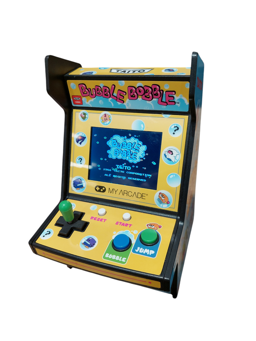 DreamGear My Arcade Mini Taito Arcade Stand Up Bubble Bobble 1986  =