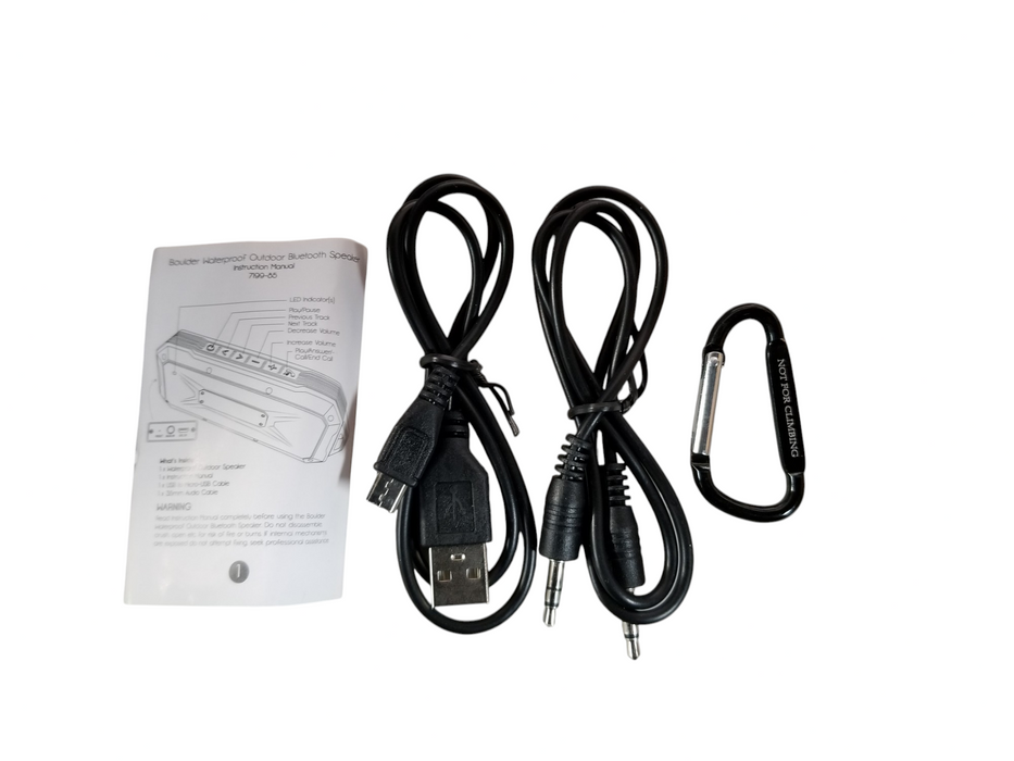 Leeds Waterproof Outdoor Bluetooth Speaker, 5h Play Time - New / Open Box  Q