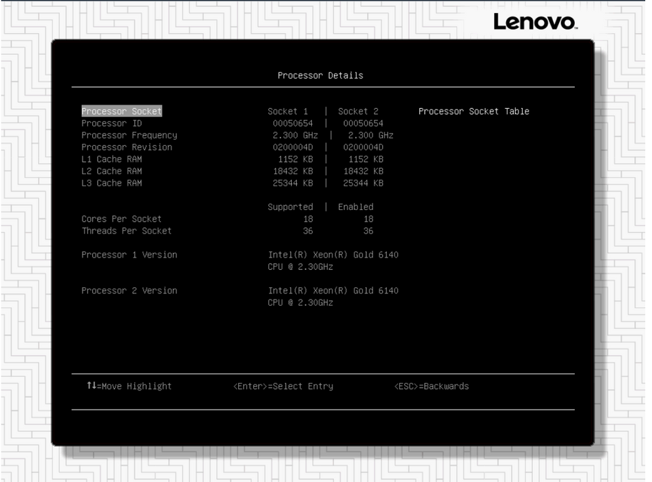 Lenovo ThinkSystem SR630 1U, 2x Xeon Gold 6140, 32GB DDR4, 2x 750W PSU